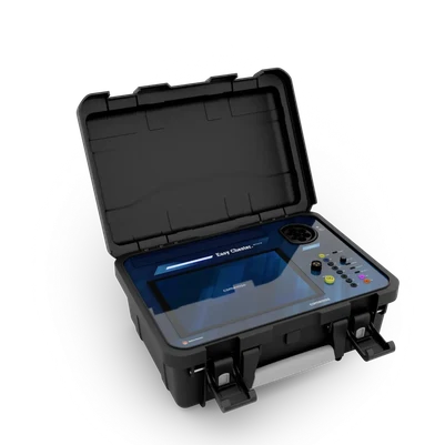Easy Chester Micro in its open transport case