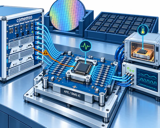 Halbleiterentwicklung für die Batterieüberwachung