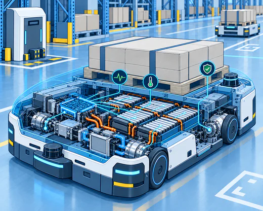 Batteriebetriebener mobiler Roboter