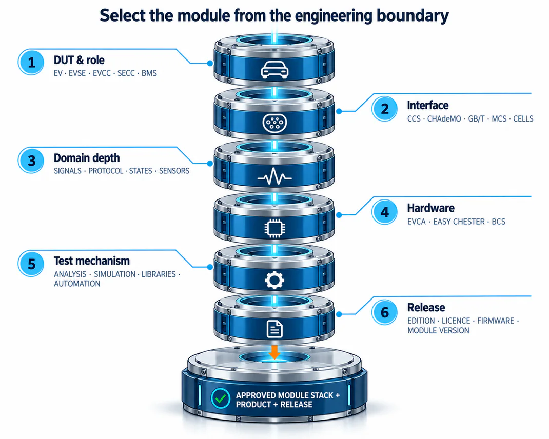 Technischer Ablauf der Protokoll- und Fachmodule