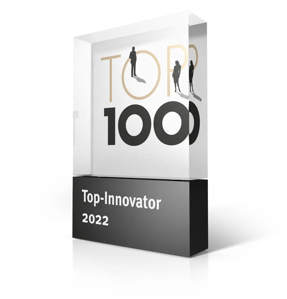 TOP 100 Top-Innovator 2022 trophy awarded to comemso