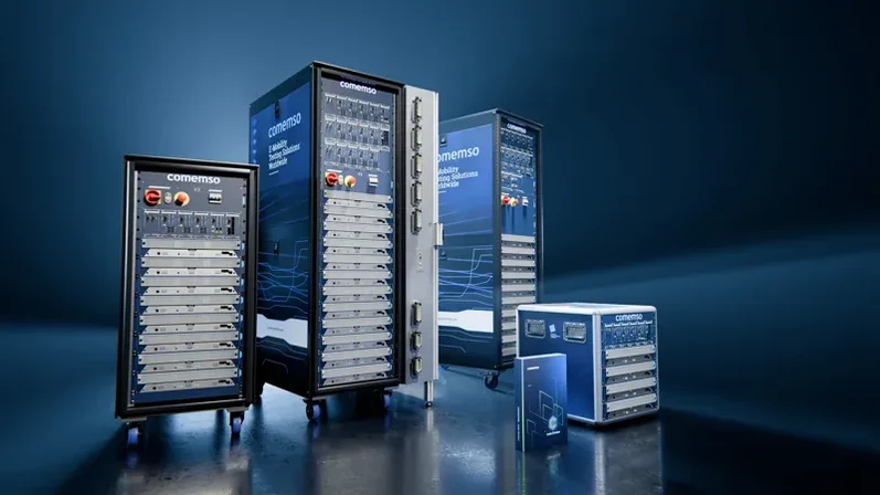 Compact and rack configurations of the comemso Battery Cell Simulator