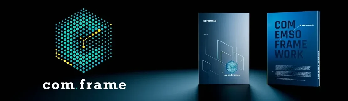 Marken- und Produktdarstellung der comframe-Software
