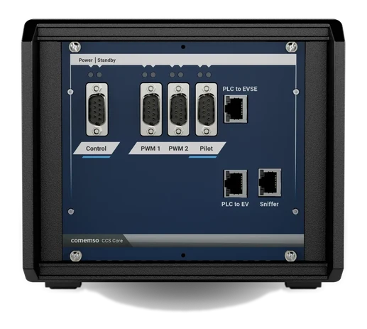 EVCA ComOnly CCS Core front panel