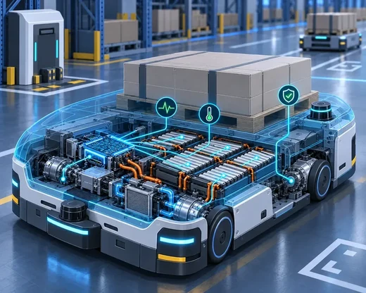 Battery-powered mobile robot