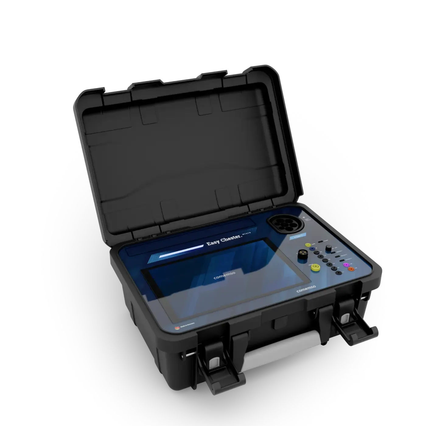 Easy Chester Micro schräg geöffnet mit integriertem Touchscreen