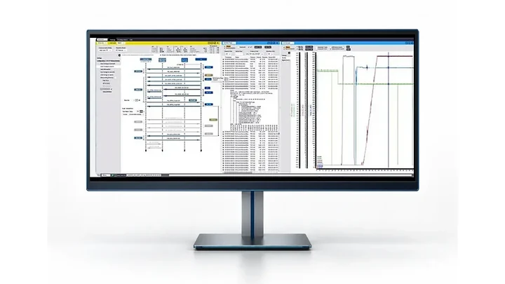 Representative charging analysis view with communication, timing and electrical measurements