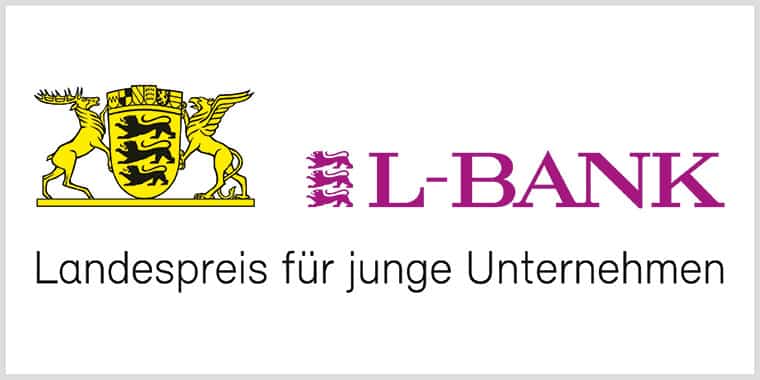 Award L-Bank Baden-Württemberg Landespreis für junge Unternehmen