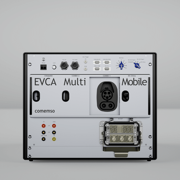 The product EVCA Multi Mobile in Front, Combo 1 plug is visible